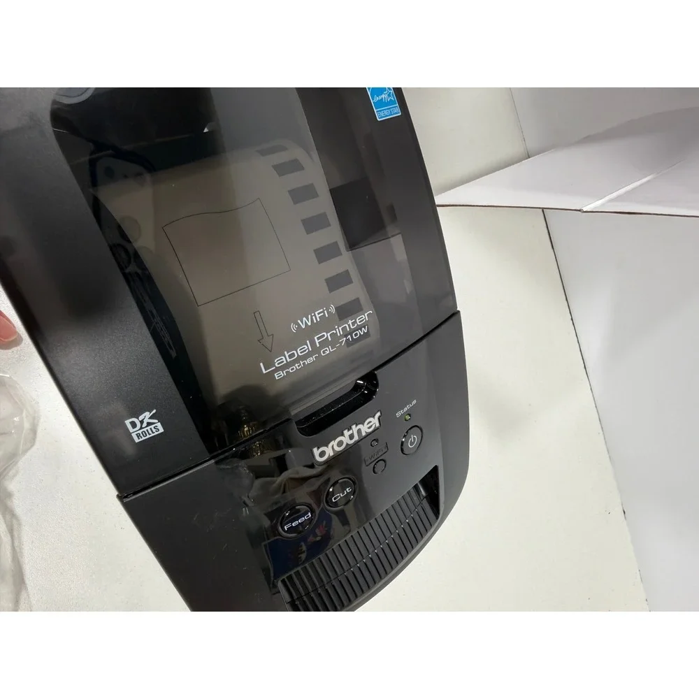 Brother QL-710W Wireless High-Speed Professional Thermal Label Printer Black Wh